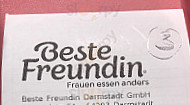 Beste Freundin menu