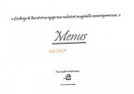 Auberge De Boisset menu