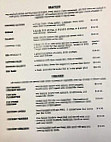 Fritz's menu