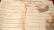 Restaurant le Duo menu