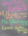 Creperie Le Chalut menu