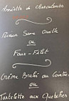 Les Petits Potins menu