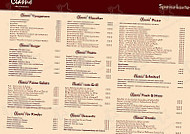 Bistro Classic menu