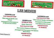 Du Pont Troué menu