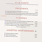 Le Relais Du Roy menu