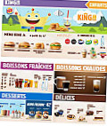 Burger King menu