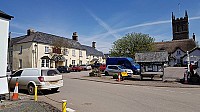 The Half Moon Inn outside