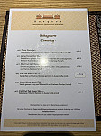 Bangkok menu