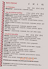 Méli Mellow menu