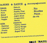 Nouït menu