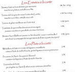 Le Schlossberg menu