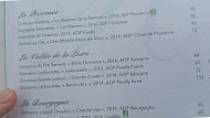 La Reserve De La Mala menu