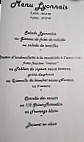 Brasserie La Rocadine menu