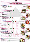 Viet Thai menu