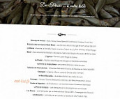 La Cuillère à Omble menu