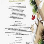 Restauracja Astra menu