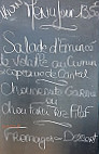 La Maison Rouge menu