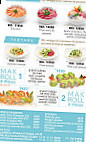 Mak Sushi menu