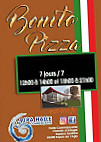 Bénito Pizza menu