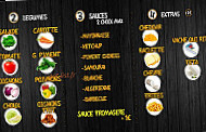 Flamndjo Burger menu