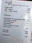 Le Bistrot Du Marais menu