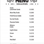 Mojo Cambodia menu