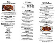 Uncle Al's Pizza menu