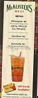 Mcalister's Deli menu