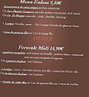 L'Odyssee Ronde menu