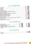 Casino De Pornichet menu