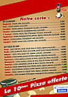 Retro Pizza menu