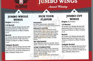 The Hangar menu