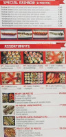 Zözö Sushi menu