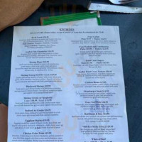 Steve's Marina menu