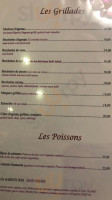 La Table Marocaine menu