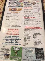 Country Junction menu