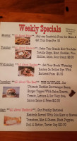 Dj's Cafe menu