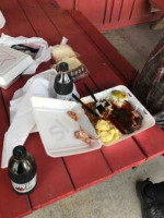 Waller County Line Bbq food