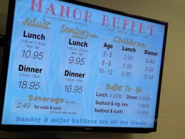 Manor Buffet inside