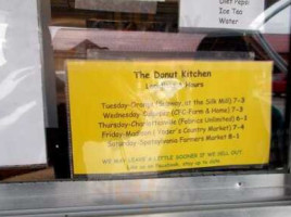 The Donut Kitchen menu