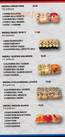 Hattori Sushi menu