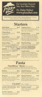 Pizza Brothers menu