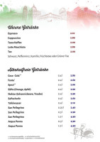 Pizzeria Florentia menu