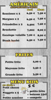 La Friterie menu