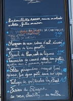 Chez Fred menu