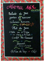 La Ruota menu