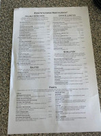 Pirate's Cove menu