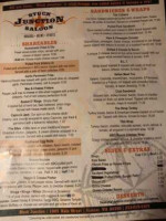 Stuck Junction Saloon menu