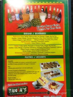 Tanias Mexican Store menu