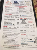 Country Junction menu